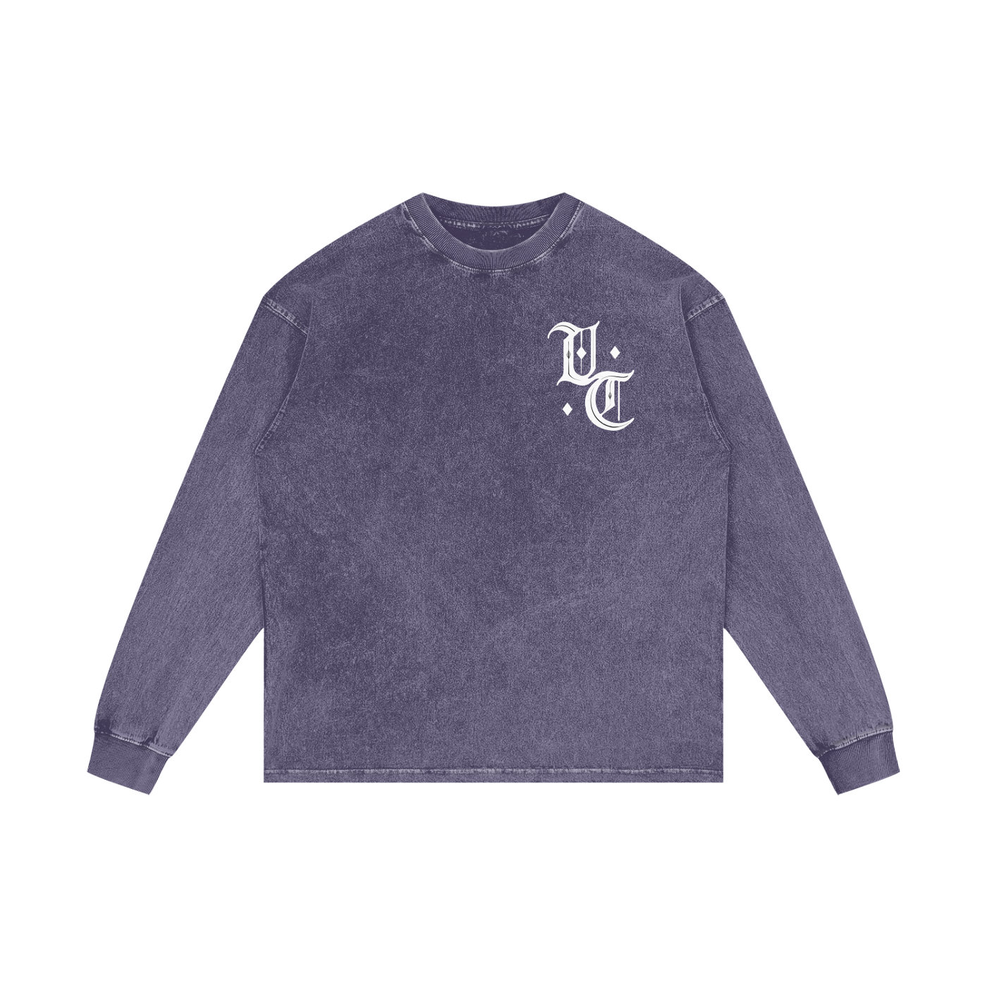 Try #01 Acid Wash Oversize Long Sleeve T-Shirt