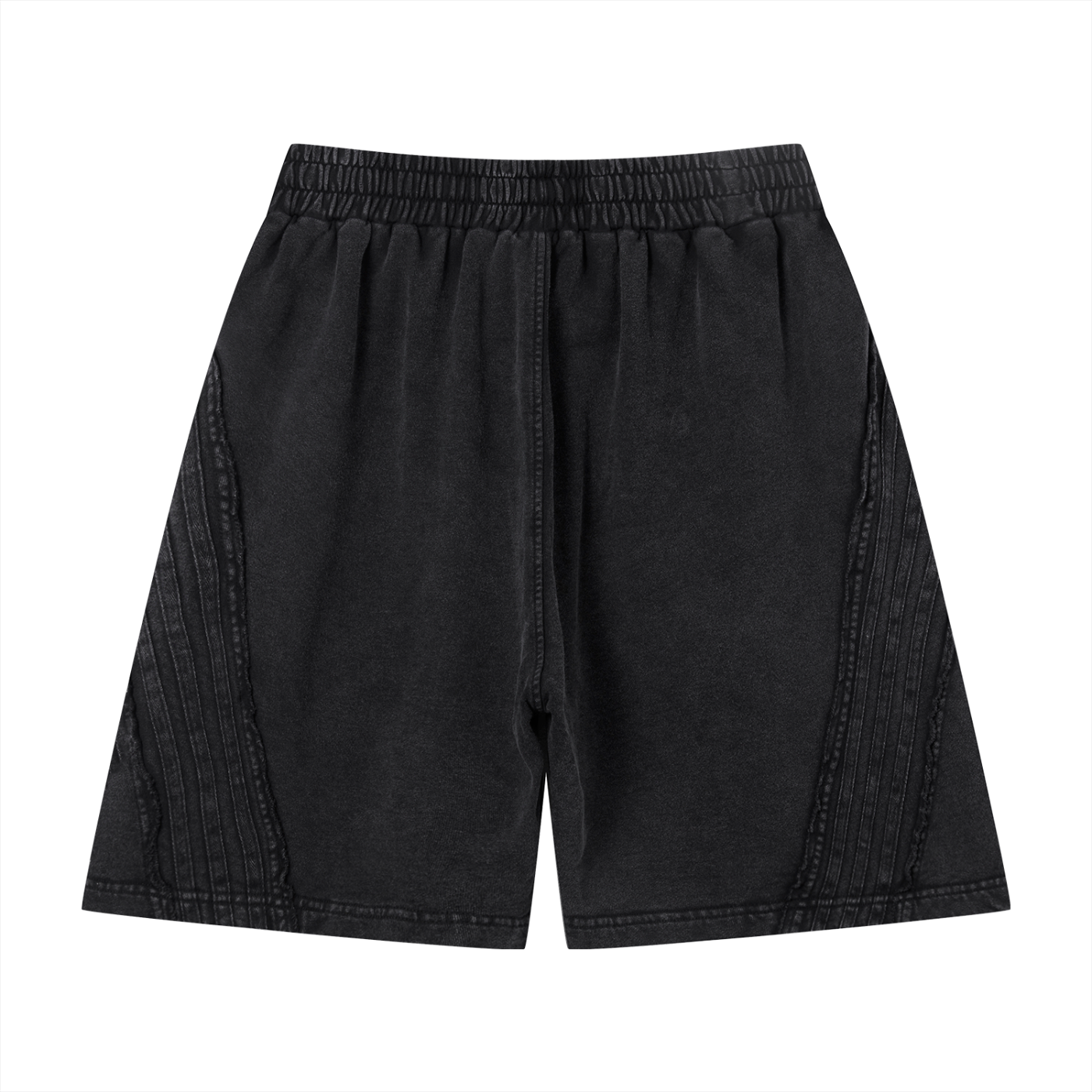 Try #01 Vintage Wash Raw Edge Shorts
